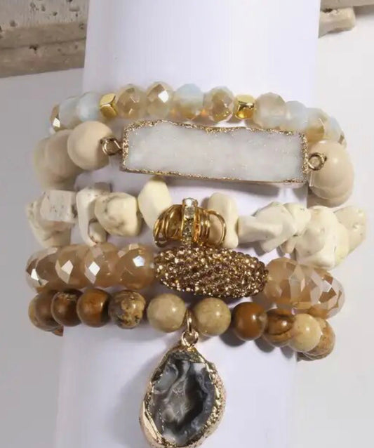 Gemstone Crystal Bracelet